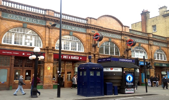 Entrance to Earl's Court tube station